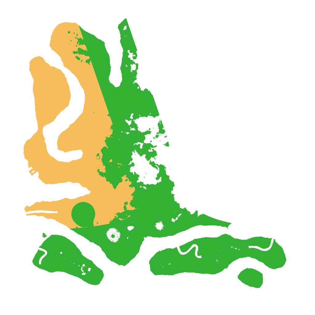 Biome Rust Map: Procedural Map, Size: 3500, Seed: 1327144