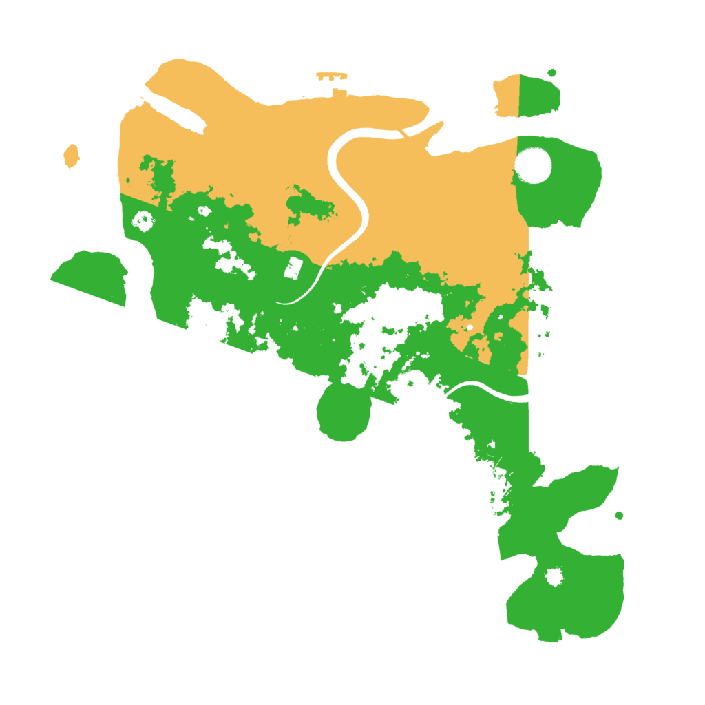 Biome Rust Map: Procedural Map, Size: 3500, Seed: 1112451