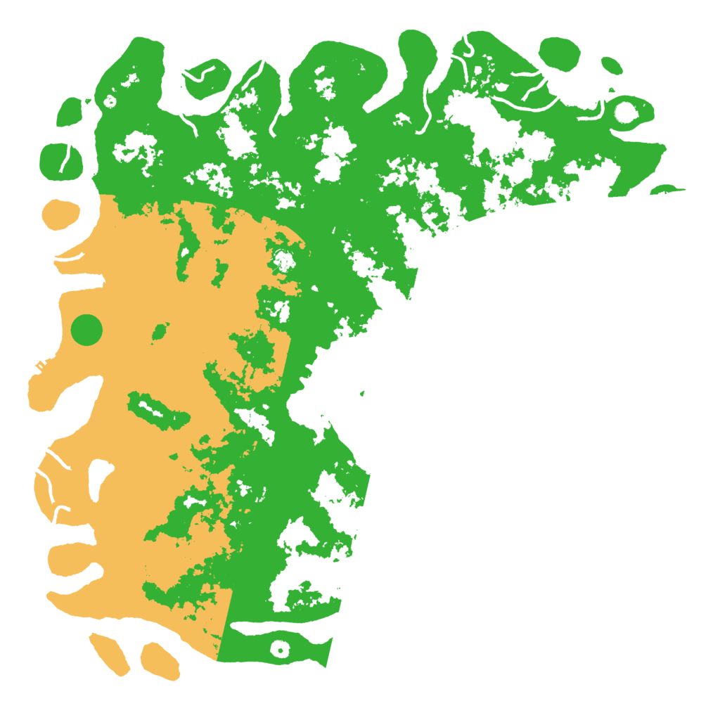 Biome Rust Map: Procedural Map, Size: 6000, Seed: 2022638413
