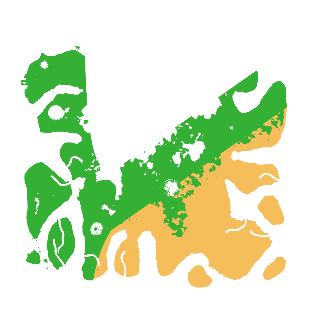 Biome Rust Map: Procedural Map, Size: 3800, Seed: 1246263