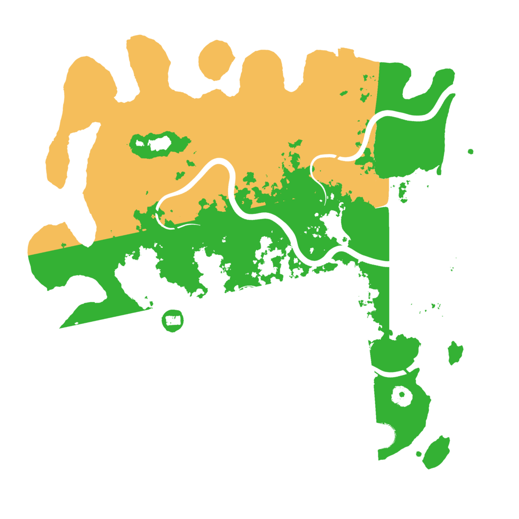 Biome Rust Map: Procedural Map, Size: 3800, Seed: 966306
