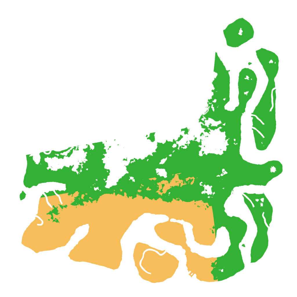 Biome Rust Map: Procedural Map, Size: 4500, Seed: 72143346