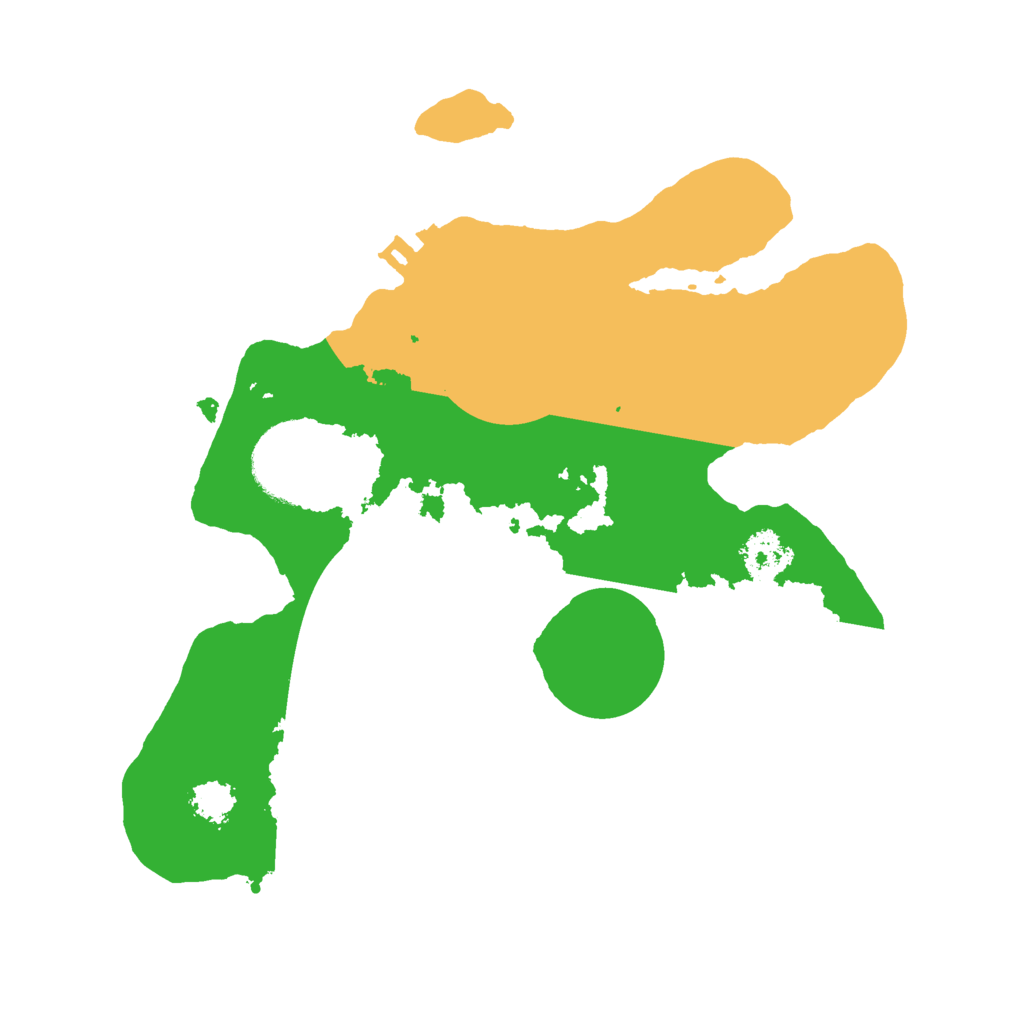 Biome Rust Map: Procedural Map, Size: 2200, Seed: 660630036