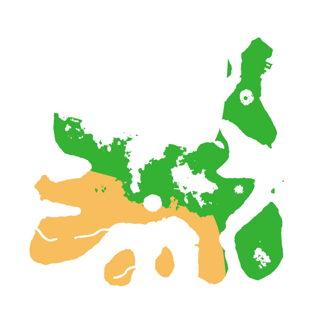 Biome Rust Map: Procedural Map, Size: 3200, Seed: 1213154214