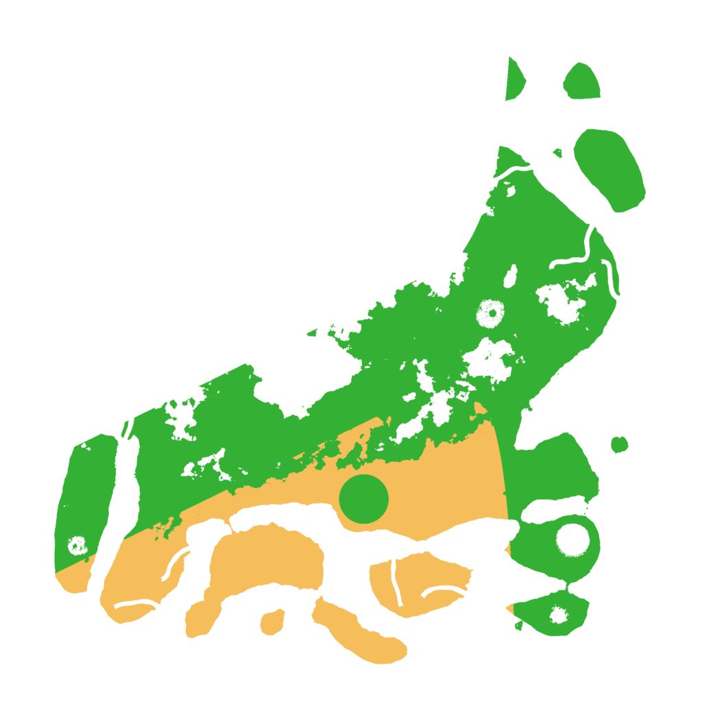 Biome Rust Map: Procedural Map, Size: 3750, Seed: 7890654