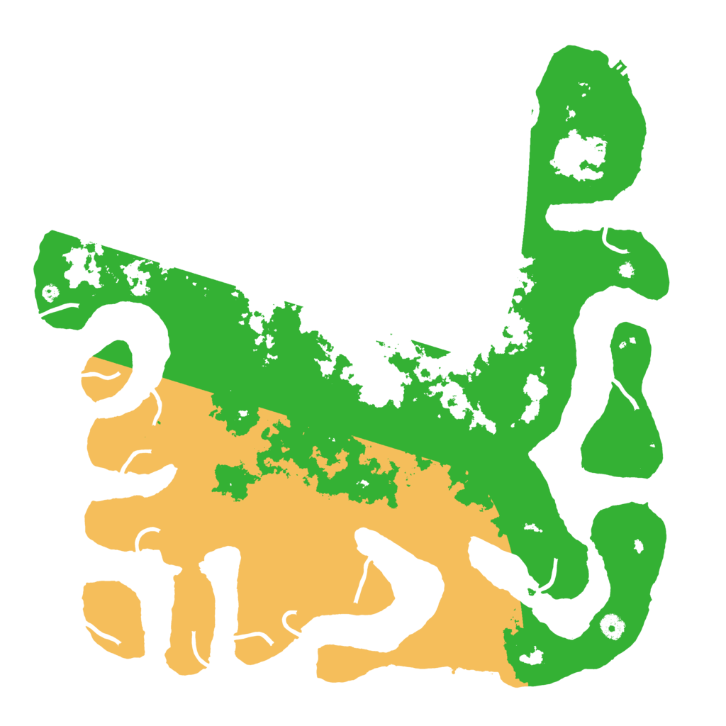 Biome Rust Map: Procedural Map, Size: 4500, Seed: 98605