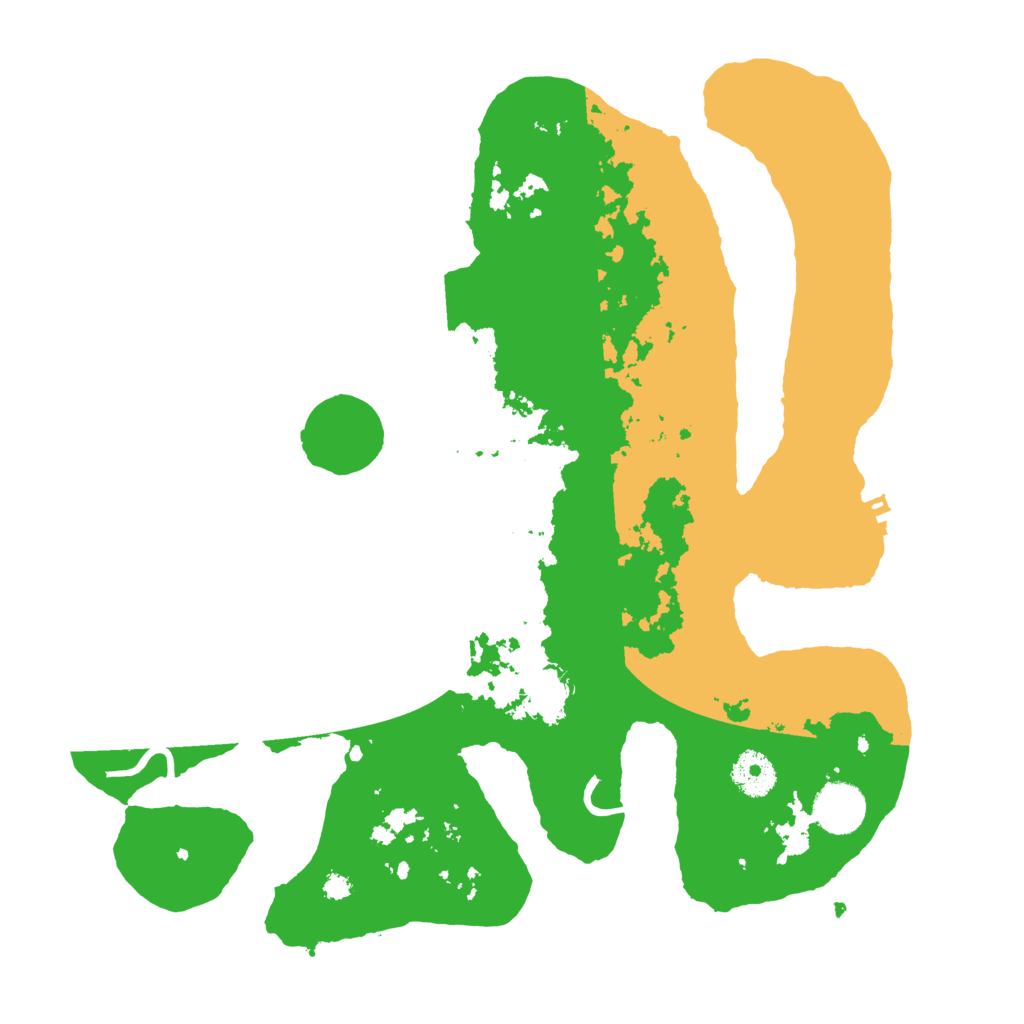 Biome Rust Map: Procedural Map, Size: 3500, Seed: 4747716