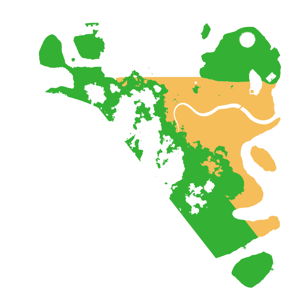 Biome Rust Map: Procedural Map, Size: 3500, Seed: 3703153