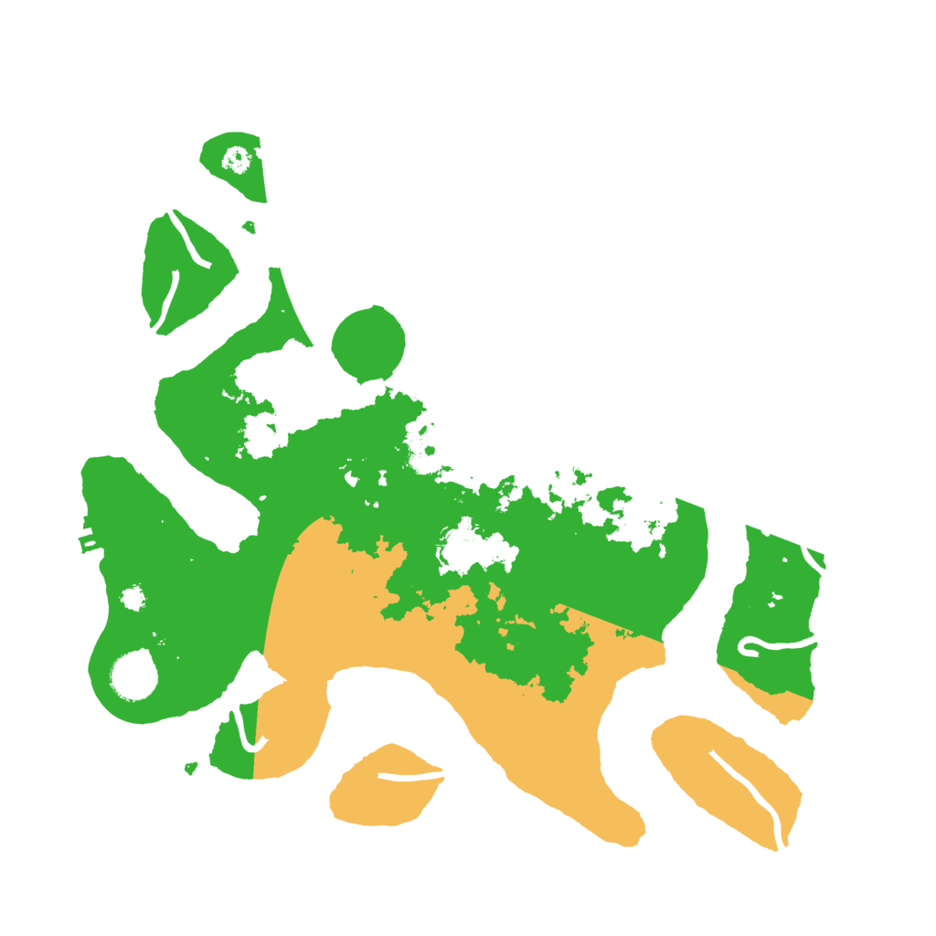 Biome Rust Map: Procedural Map, Size: 3500, Seed: 248511