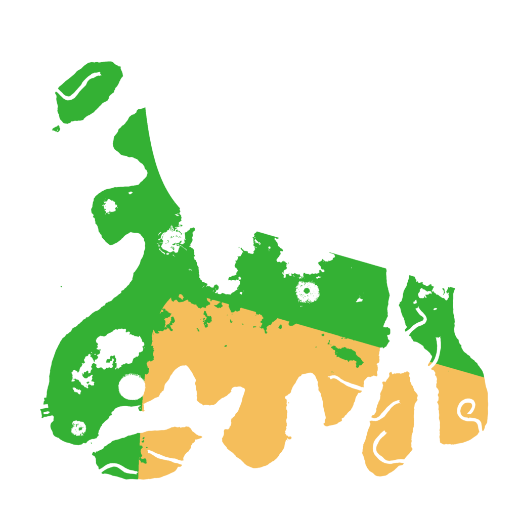 Biome Rust Map: Procedural Map, Size: 3550, Seed: 731460