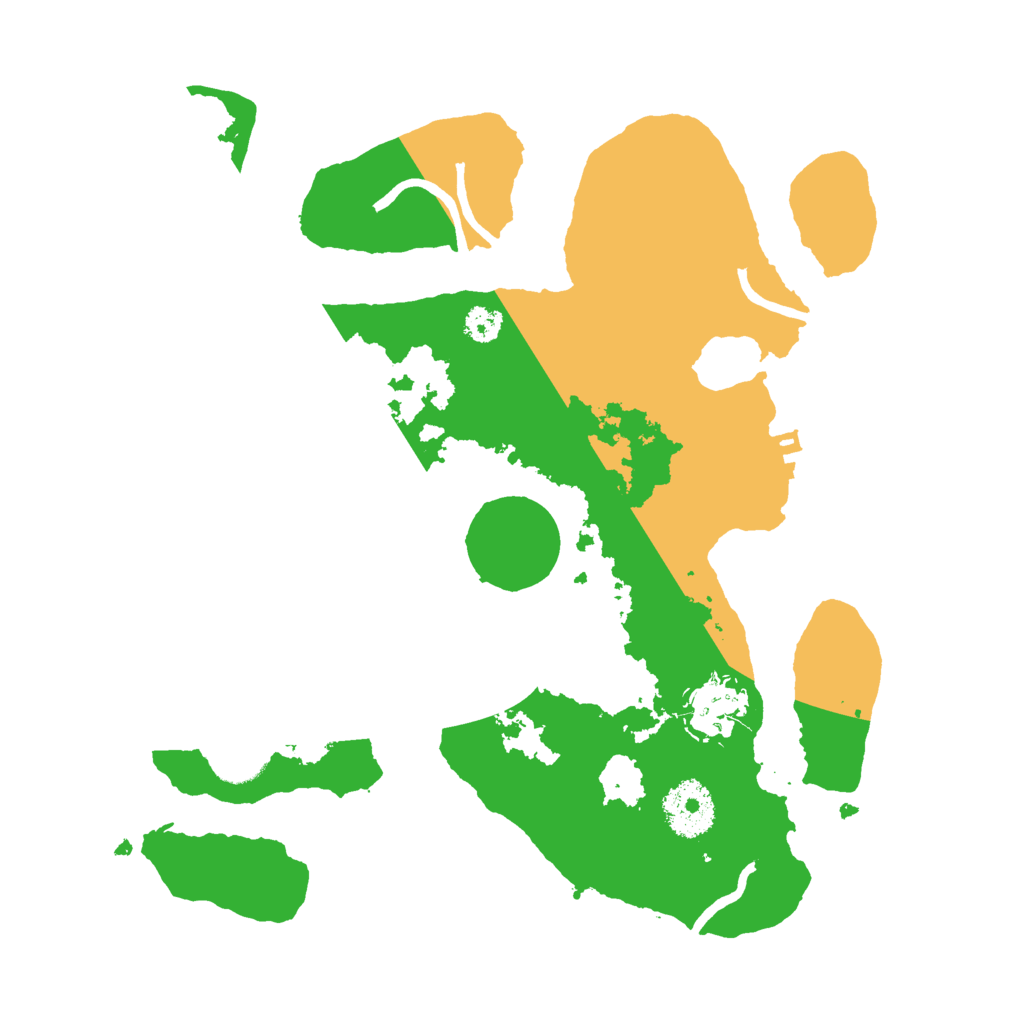 Biome Rust Map: Procedural Map, Size: 2900, Seed: 353725