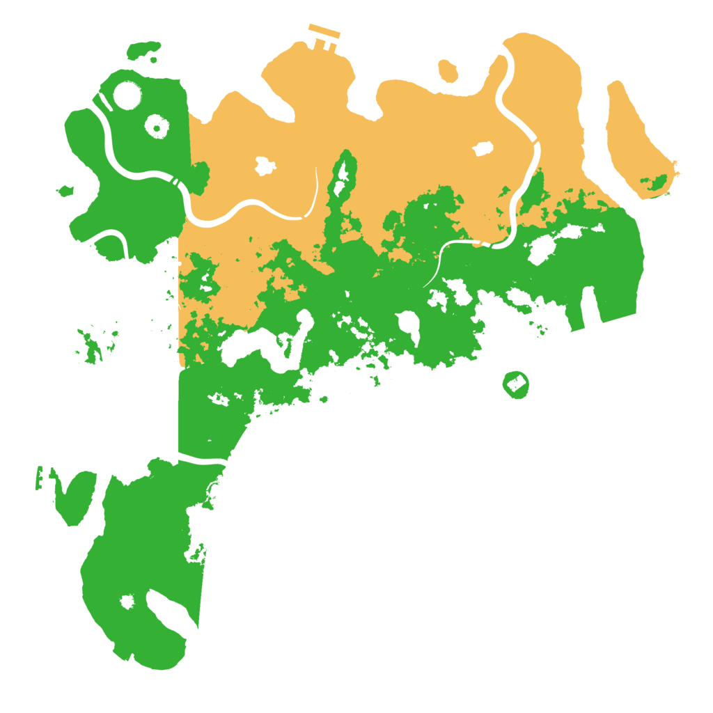 Biome Rust Map: Procedural Map, Size: 4500, Seed: 13321