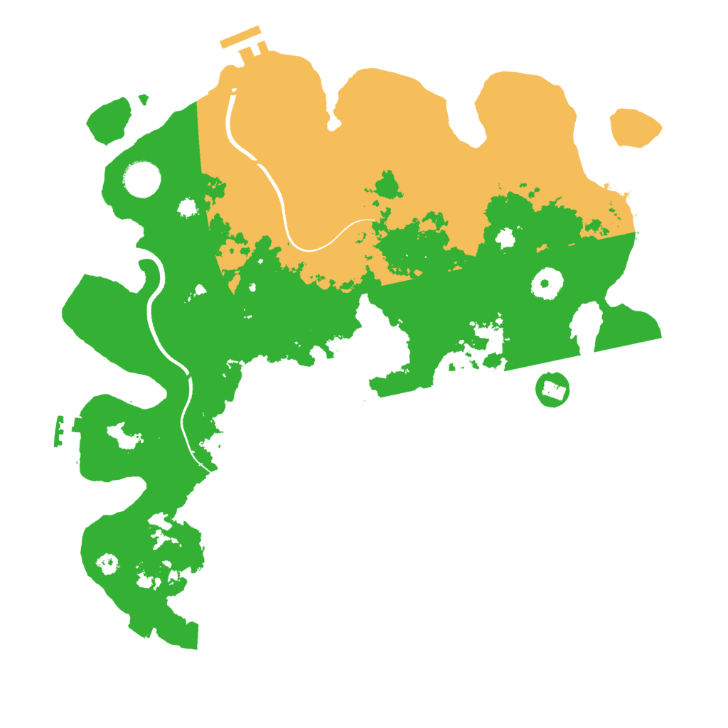 Biome Rust Map: Procedural Map, Size: 3500, Seed: 4932138