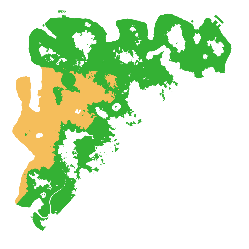 Biome Rust Map: Procedural Map, Size: 4500, Seed: 1200489