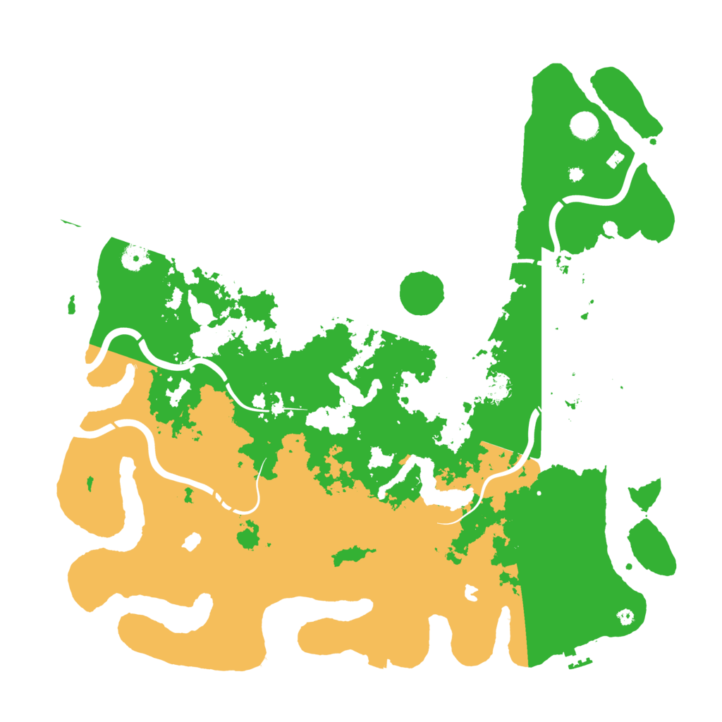 Biome Rust Map: Procedural Map, Size: 4500, Seed: 3093589