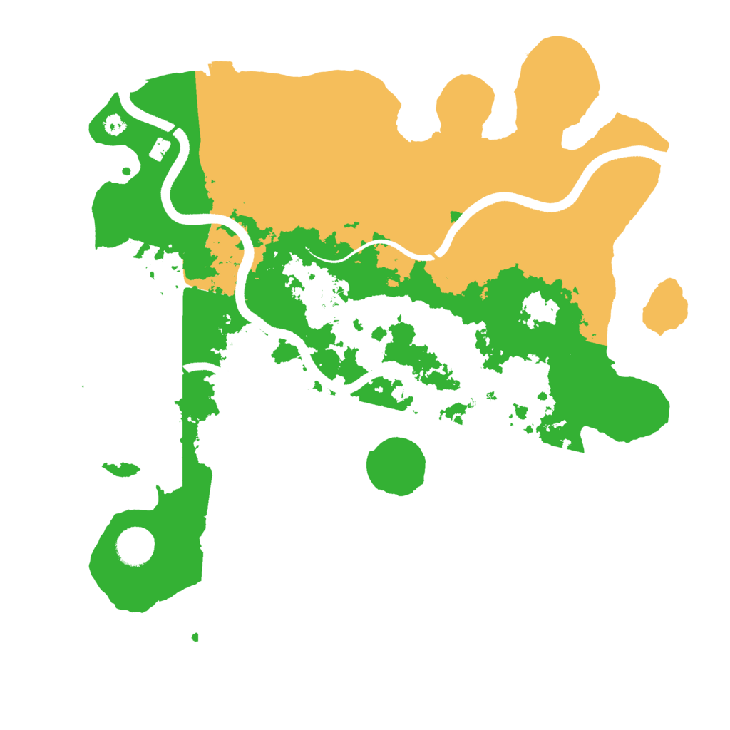 Biome Rust Map: Procedural Map, Size: 3500, Seed: 78059
