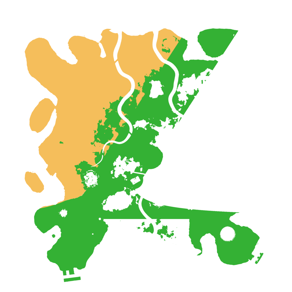 Biome Rust Map: Procedural Map, Size: 3500, Seed: 1958972199