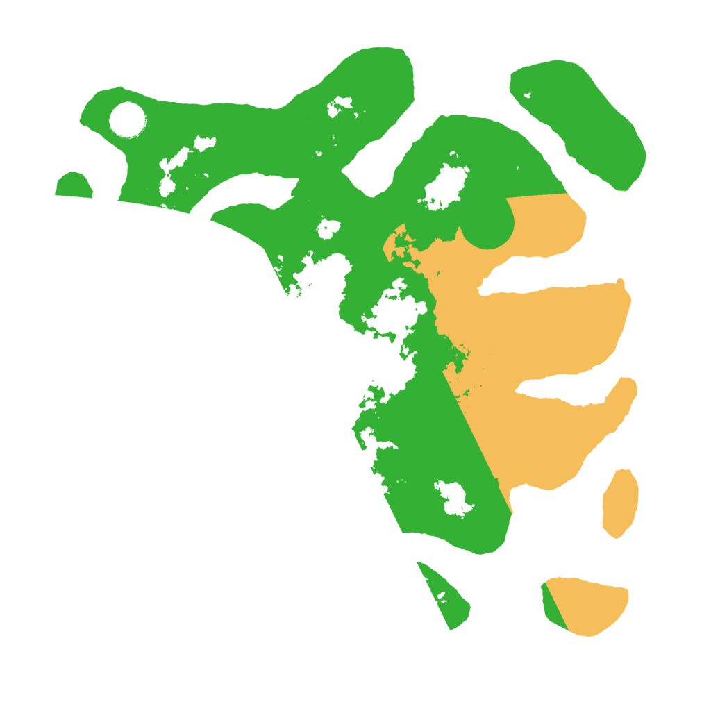 Biome Rust Map: Barren, Size: 3500, Seed: 1632