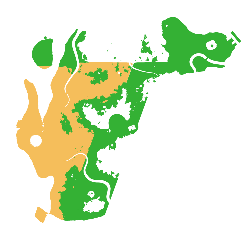 Biome Rust Map: Procedural Map, Size: 3750, Seed: 1120915