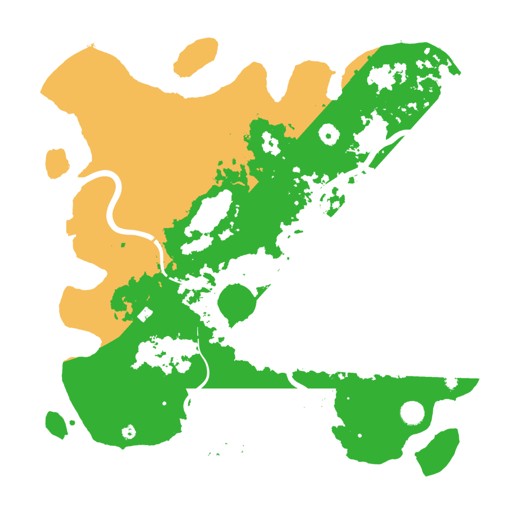 Biome Rust Map: Procedural Map, Size: 3800, Seed: 618952