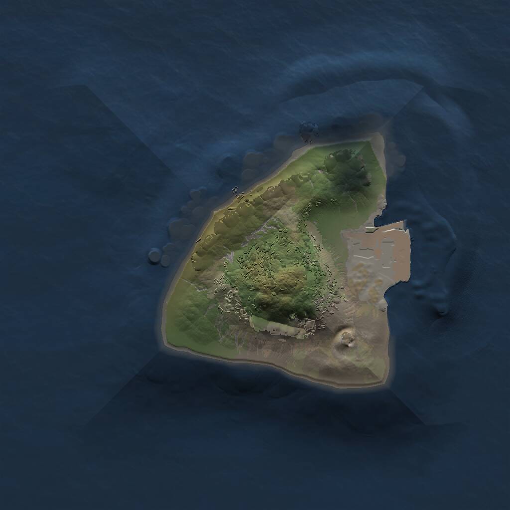 Rust Map: Procedural Map, Size: 1000, Seed: 66883400, 1 Monuments