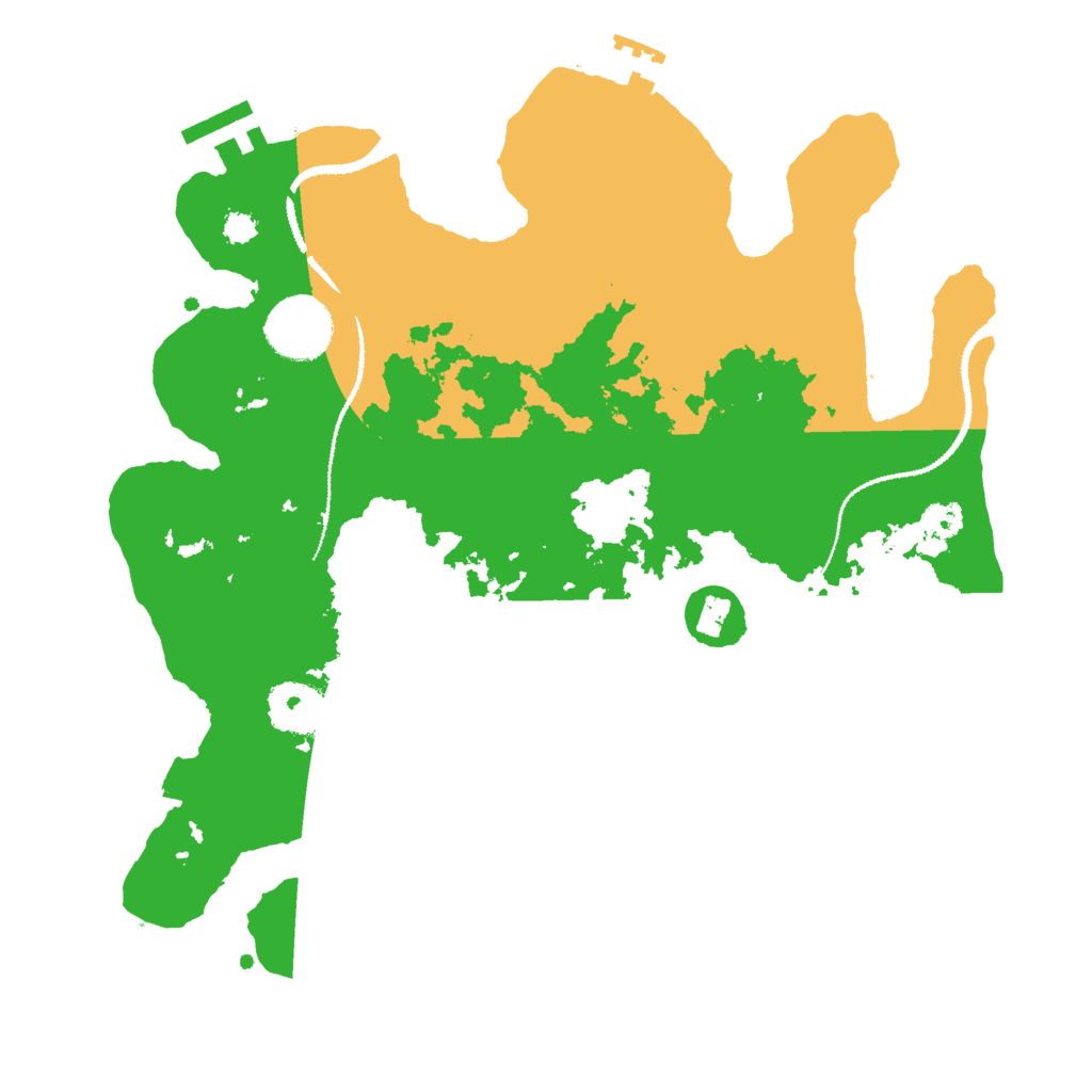 Biome Rust Map: Procedural Map, Size: 3000, Seed: 1809683971