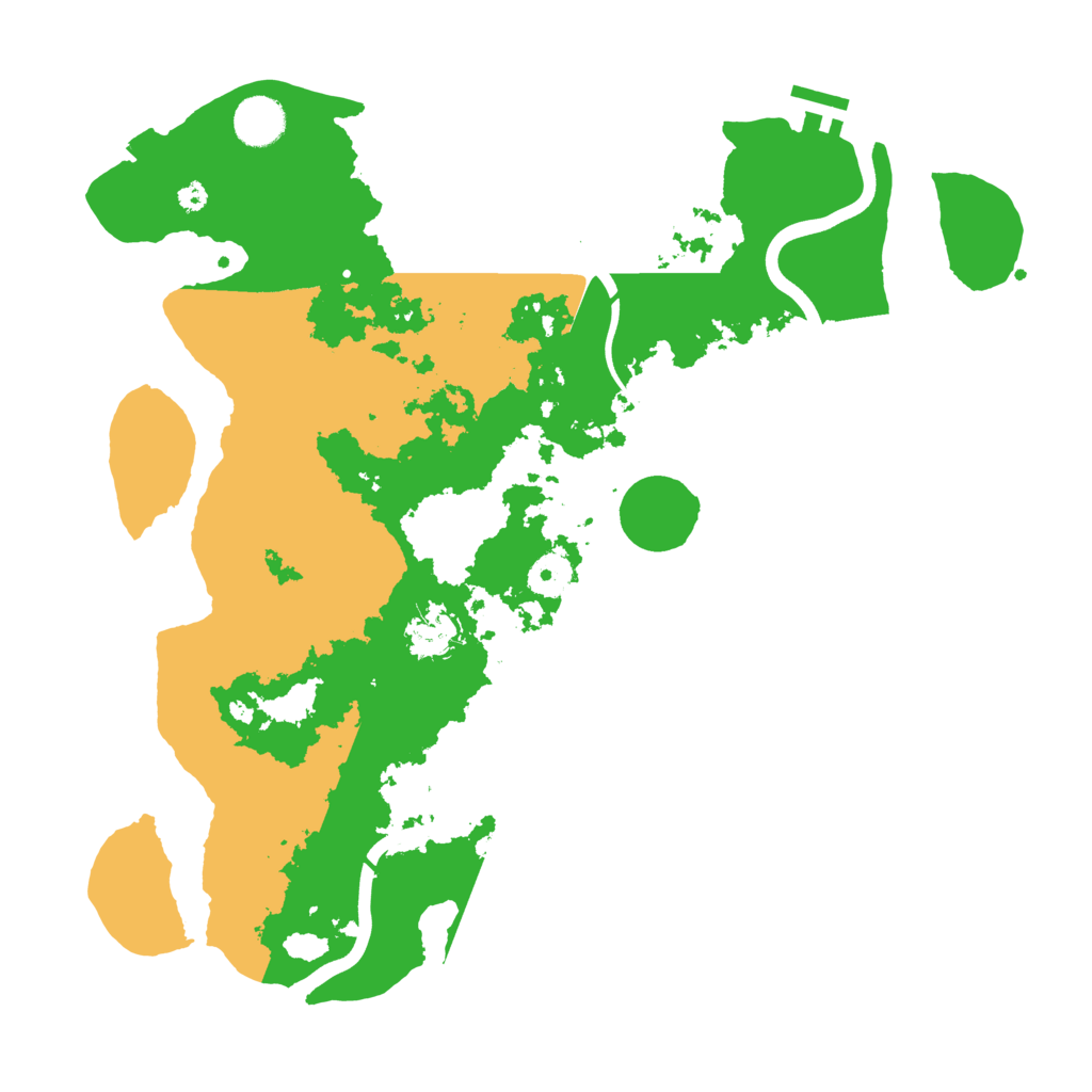 Biome Rust Map: Procedural Map, Size: 3800, Seed: 509