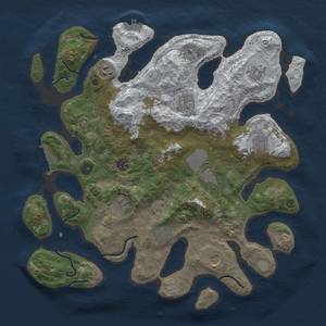 Thumbnail Rust Map: Procedural Map, Size: 4000, Seed: 190, 19 Monuments
