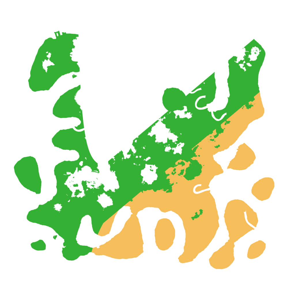 Biome Rust Map: Procedural Map, Size: 3500, Seed: 552690