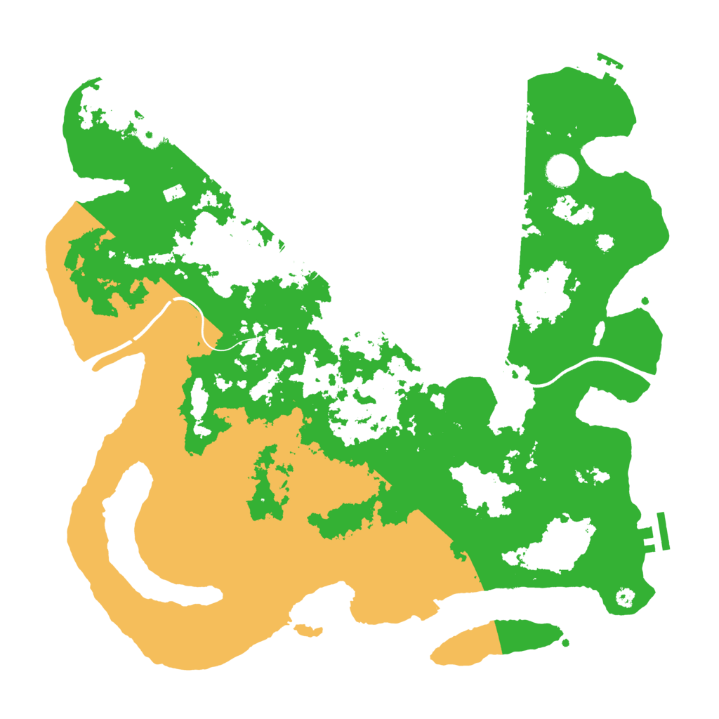 Biome Rust Map: Procedural Map, Size: 3823, Seed: 778289632