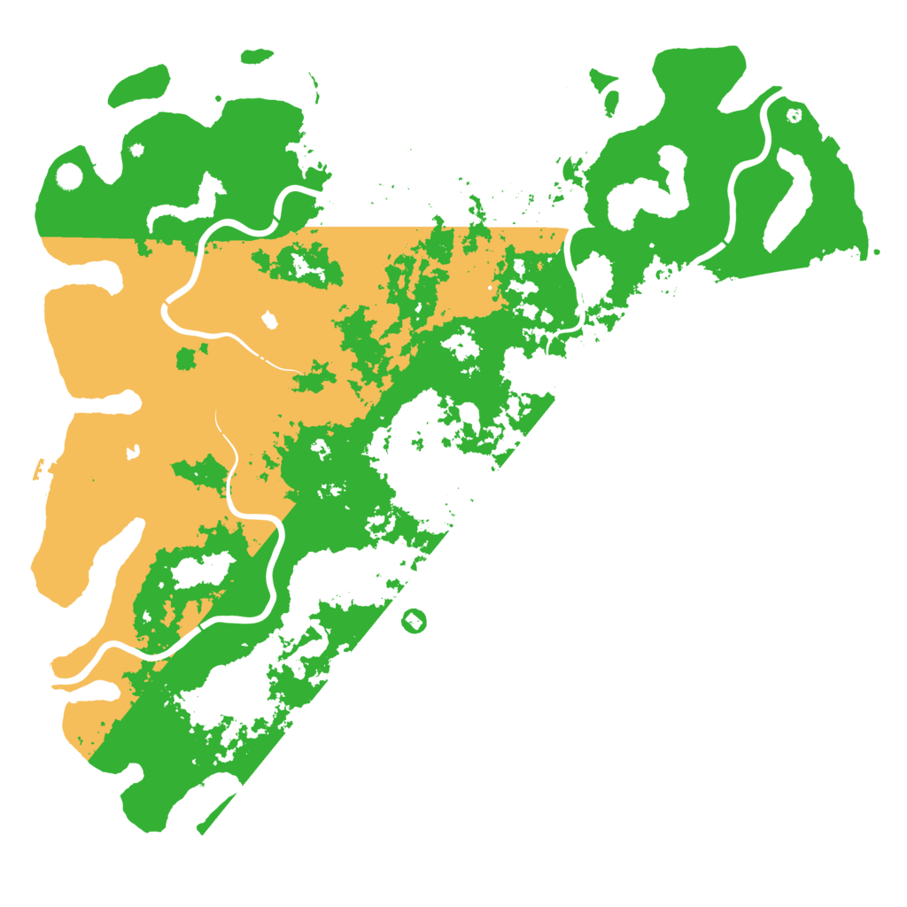 Biome Rust Map: Procedural Map, Size: 6000, Seed: 64322
