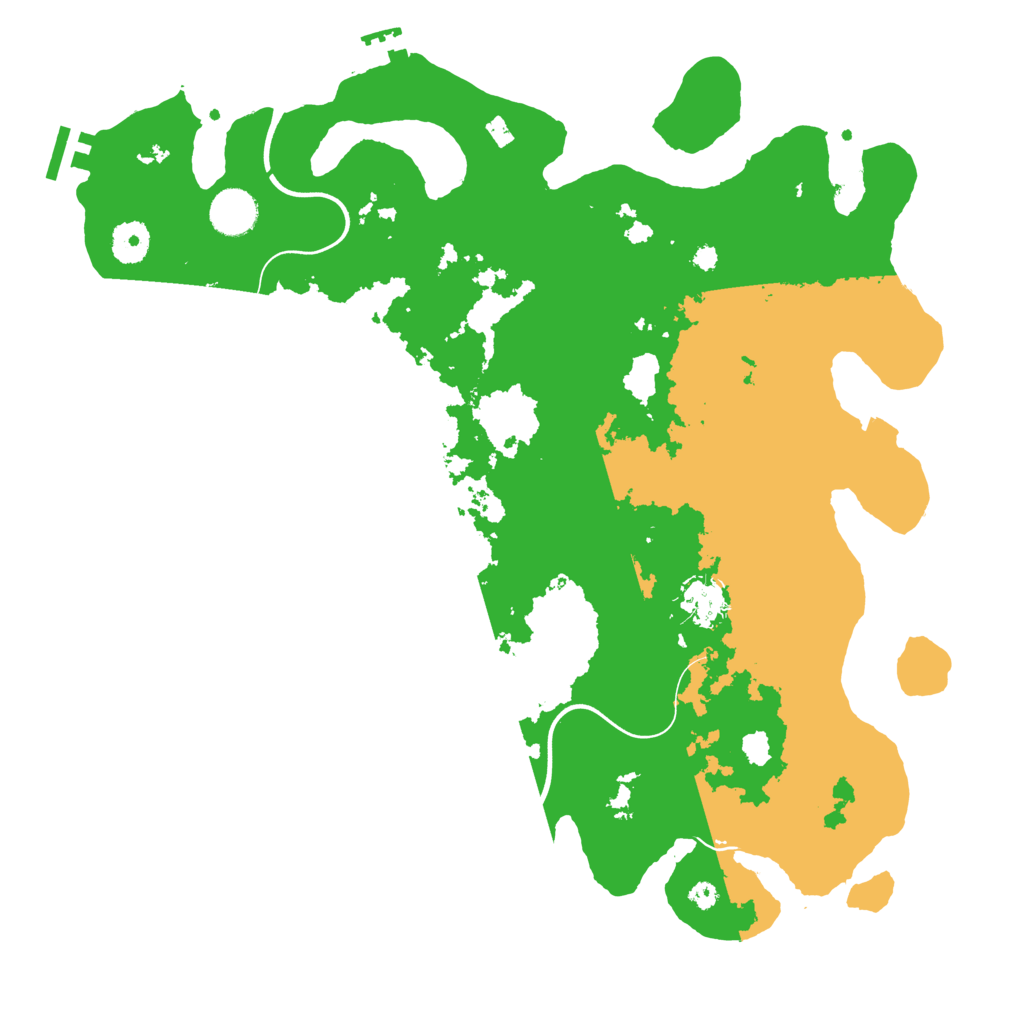 Biome Rust Map: Procedural Map, Size: 3800, Seed: 2374835