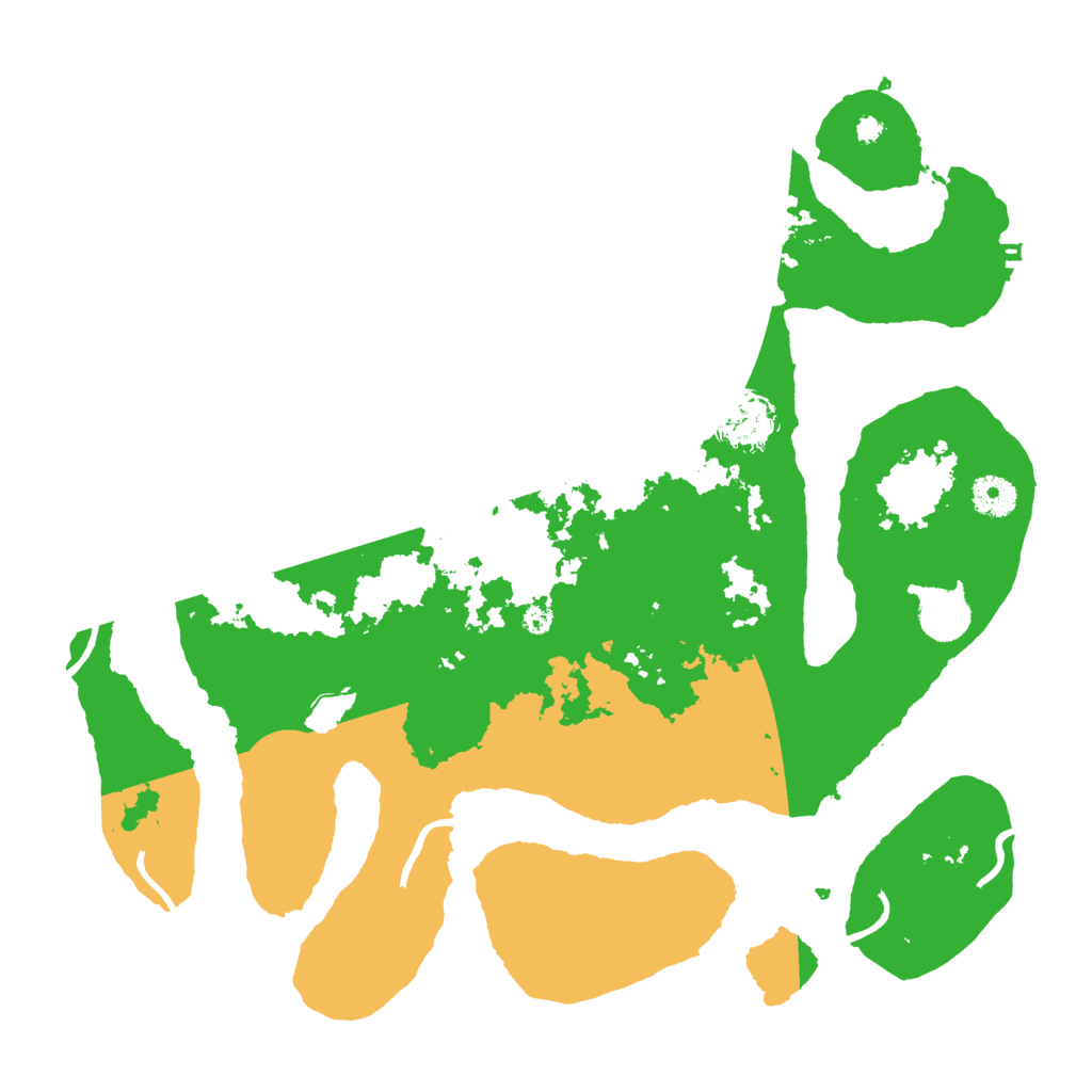 Biome Rust Map: Procedural Map, Size: 3800, Seed: 3464250