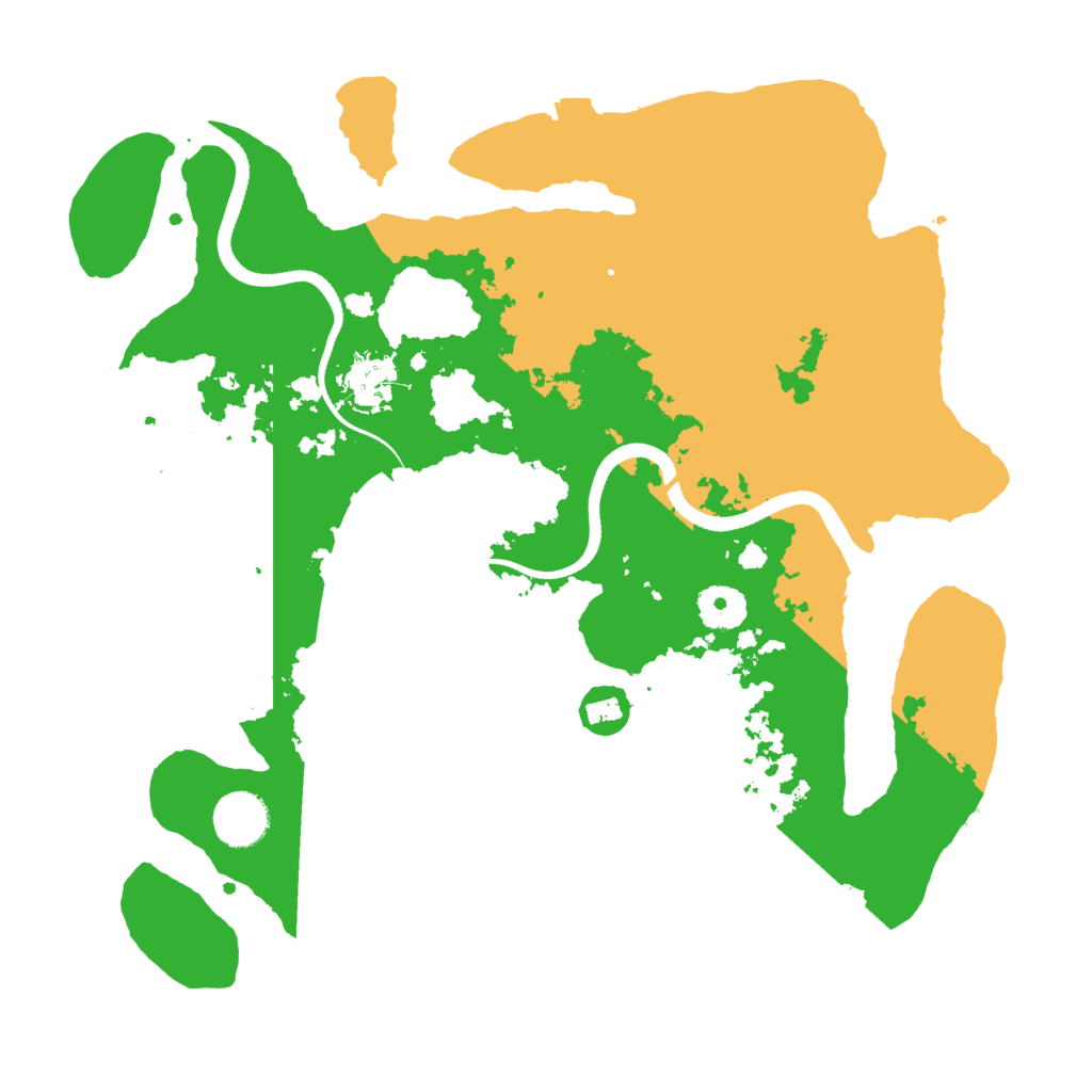 Biome Rust Map: Procedural Map, Size: 3500, Seed: 37346787