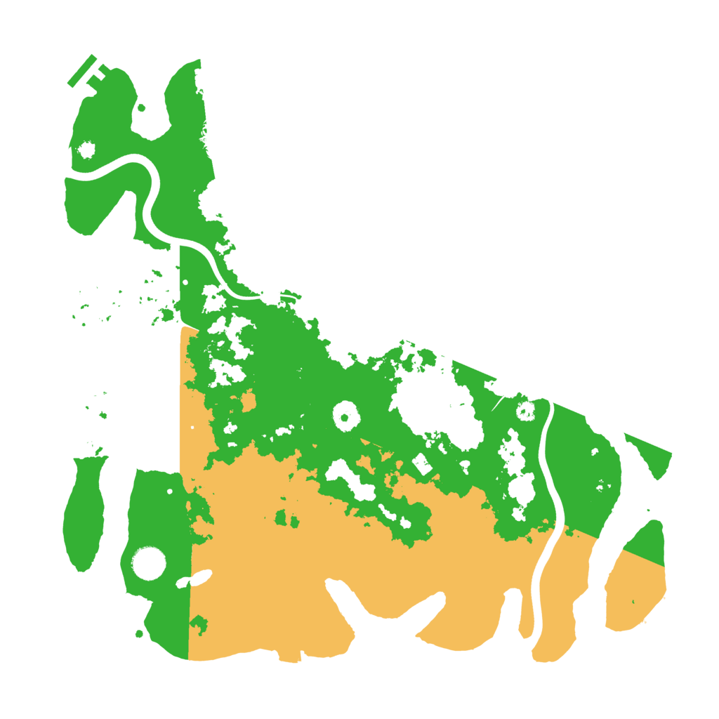 Biome Rust Map: Procedural Map, Size: 3800, Seed: 2062274