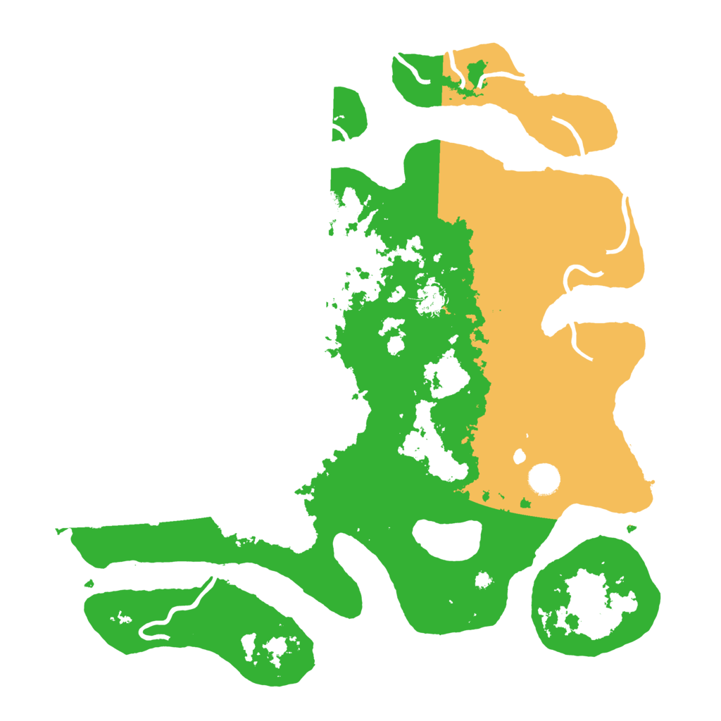 Biome Rust Map: Procedural Map, Size: 4000, Seed: 141267141