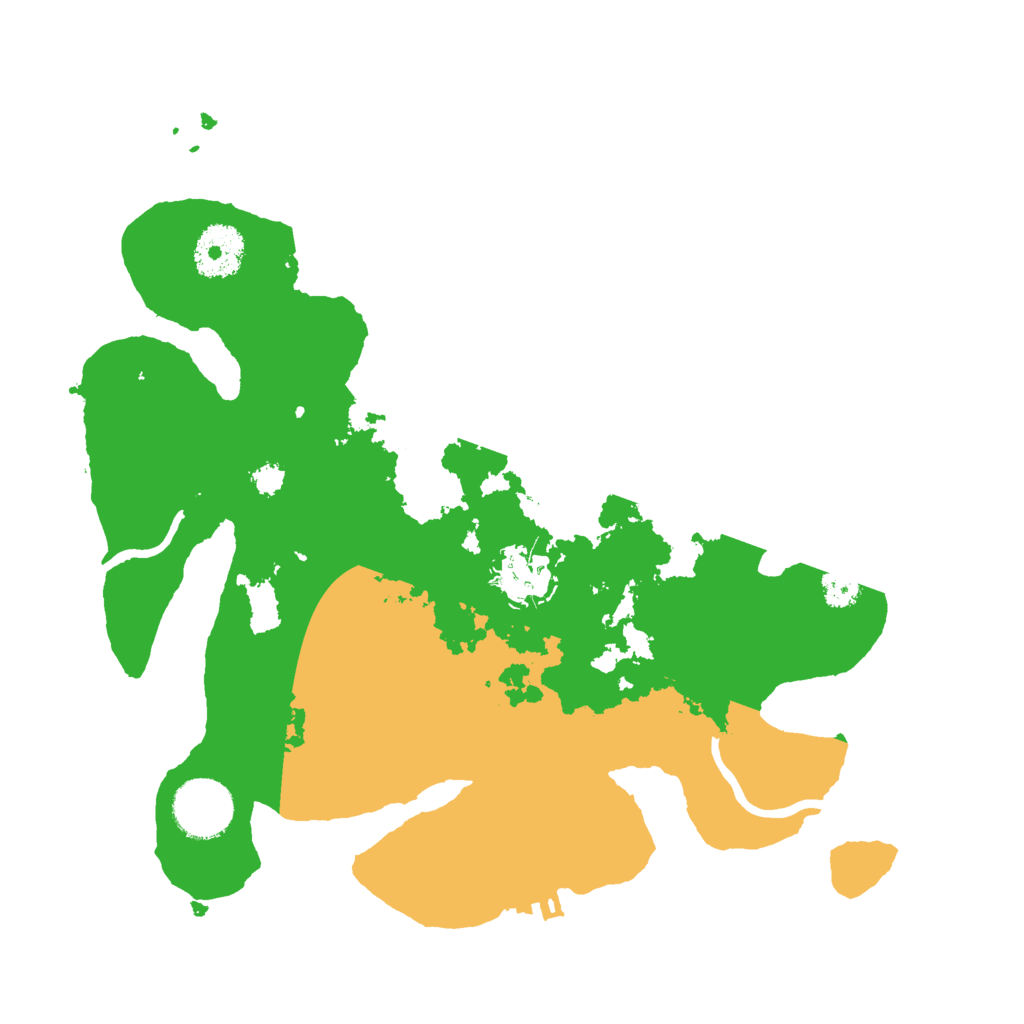 Biome Rust Map: Procedural Map, Size: 3000, Seed: 21935