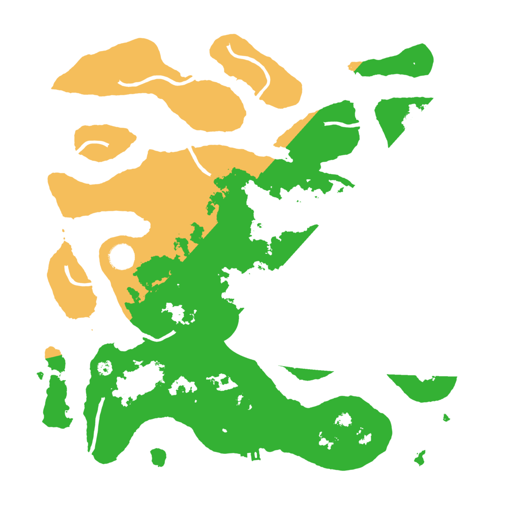 Biome Rust Map: Procedural Map, Size: 3500, Seed: 5389991