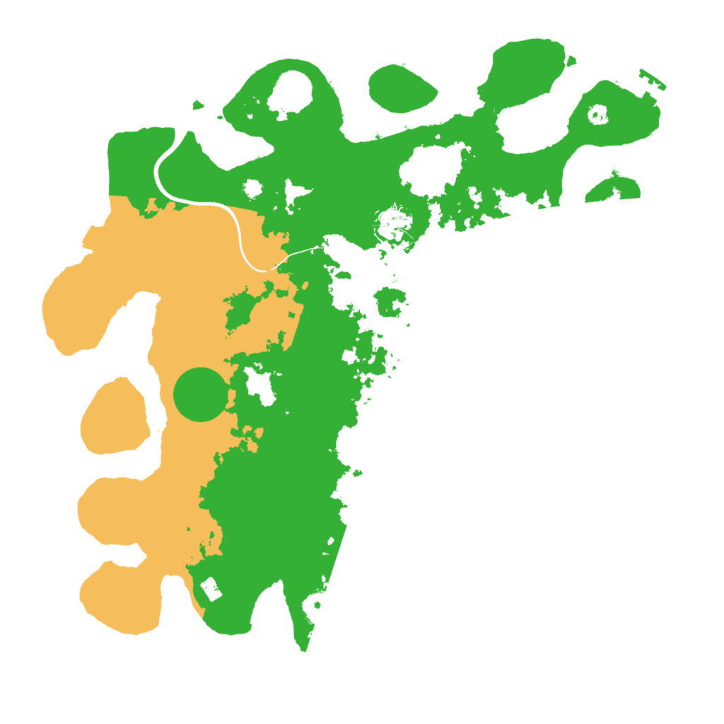 Biome Rust Map: Procedural Map, Size: 3500, Seed: 798963