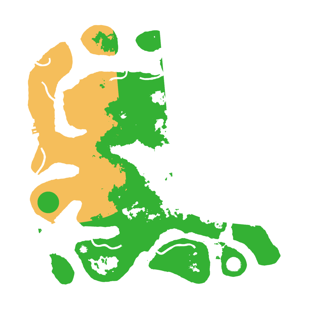 Biome Rust Map: Procedural Map, Size: 3800, Seed: 2257624