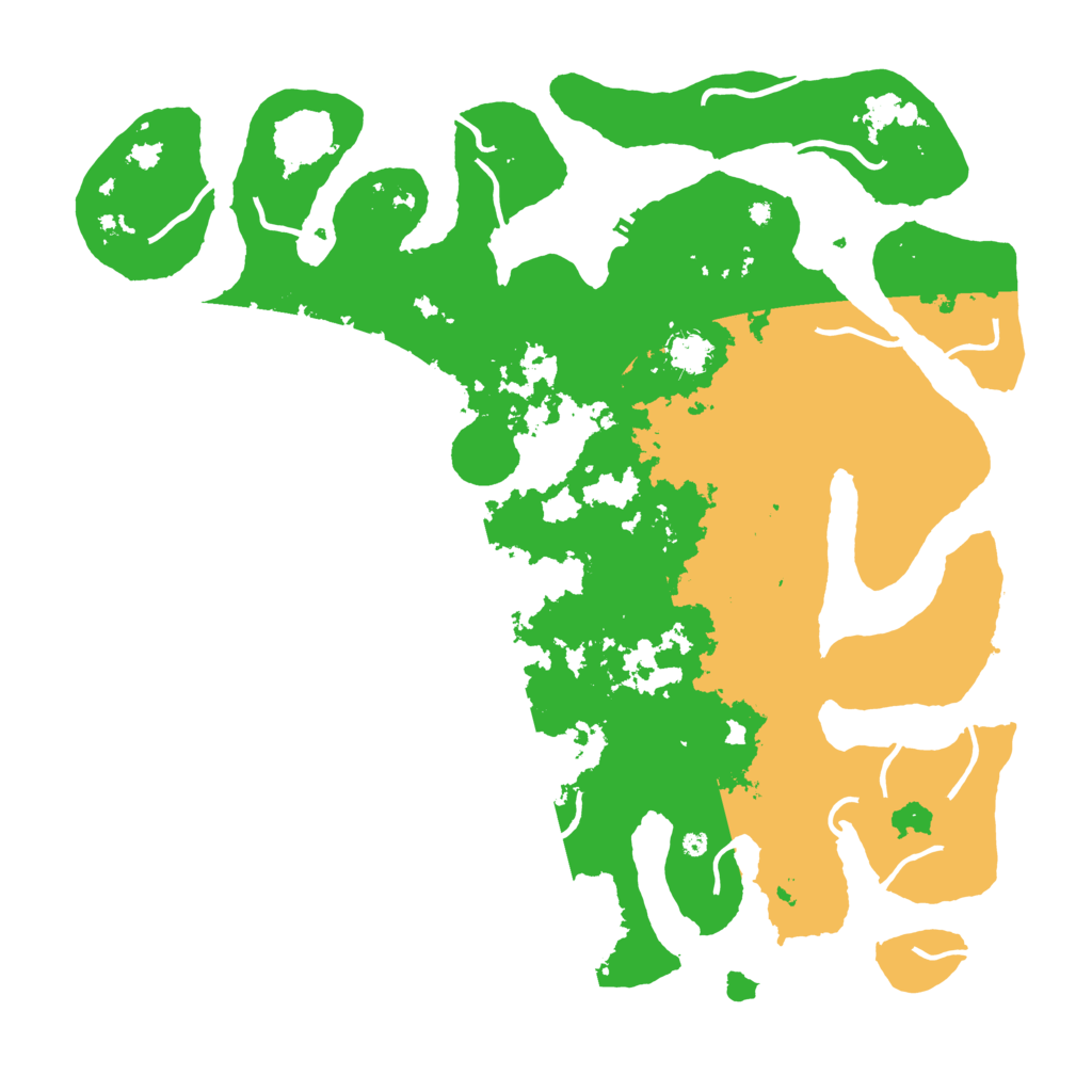 Biome Rust Map: Procedural Map, Size: 4500, Seed: 41516