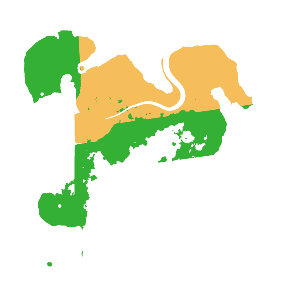 Biome Rust Map: Procedural Map, Size: 2500, Seed: 2185850