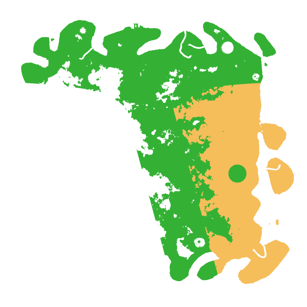 Biome Rust Map: Procedural Map, Size: 4500, Seed: 83642939