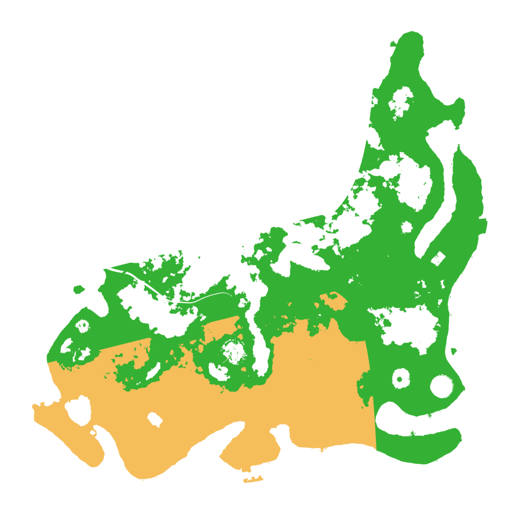 Biome Rust Map: Procedural Map, Size: 4000, Seed: 323454