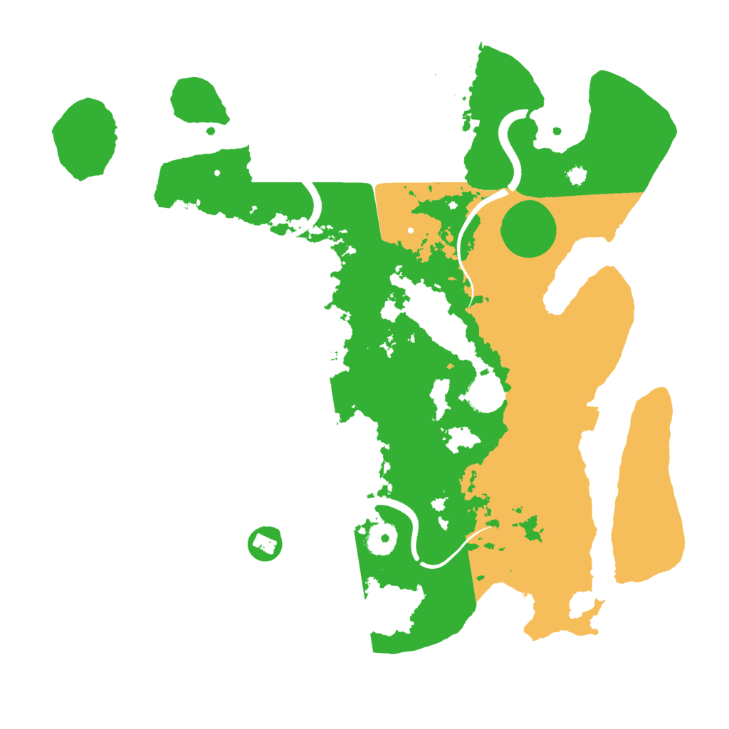 Biome Rust Map: Procedural Map, Size: 3500, Seed: 2717907