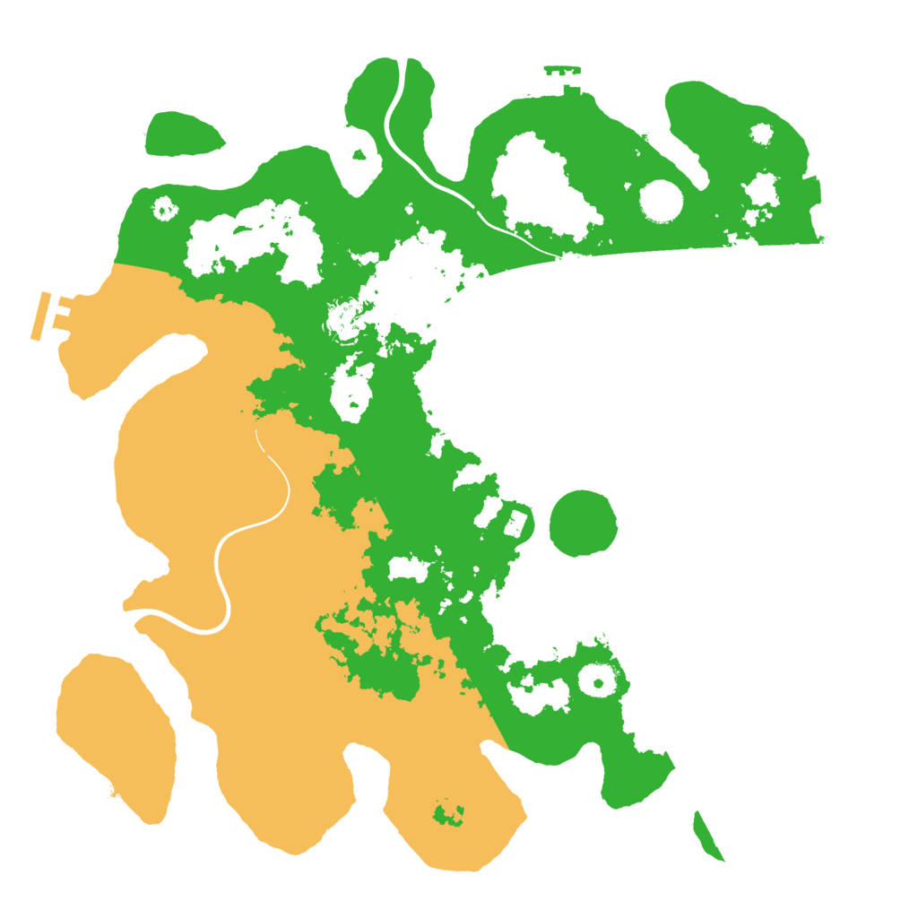Biome Rust Map: Procedural Map, Size: 3800, Seed: 4942799