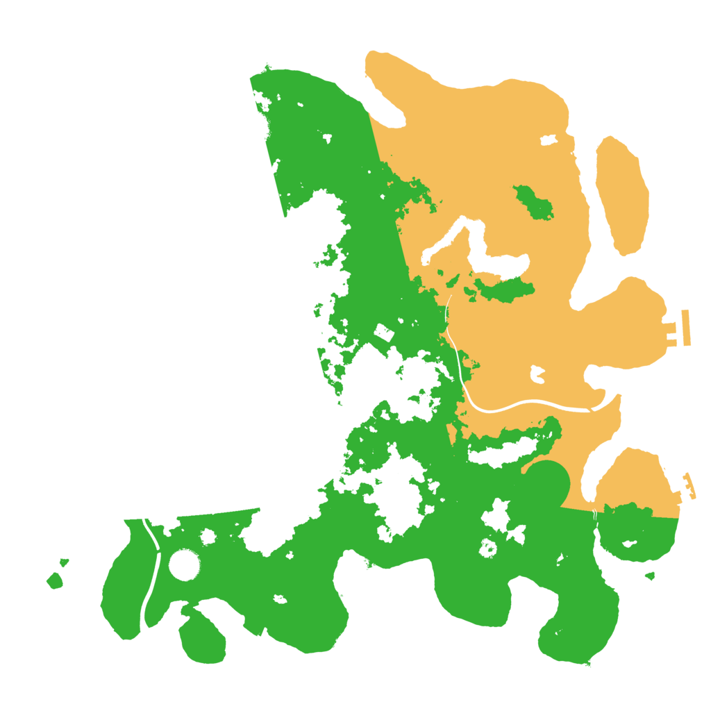 Biome Rust Map: Procedural Map, Size: 4000, Seed: 2033720477