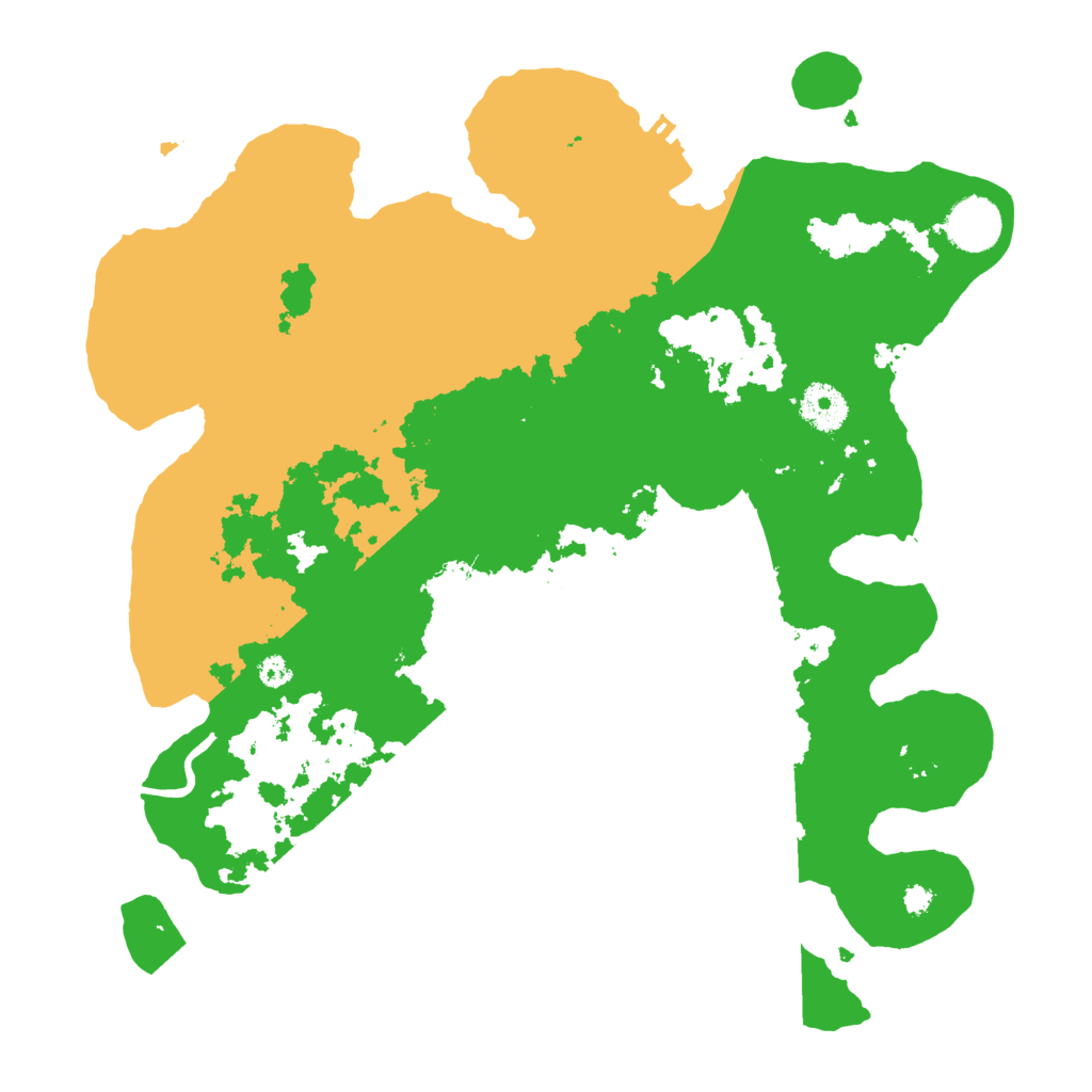 Biome Rust Map: Procedural Map, Size: 3500, Seed: 1243125