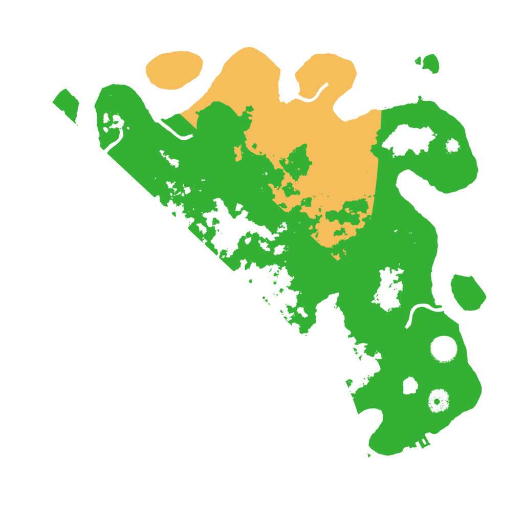 Biome Rust Map: Procedural Map, Size: 3500, Seed: 3427514