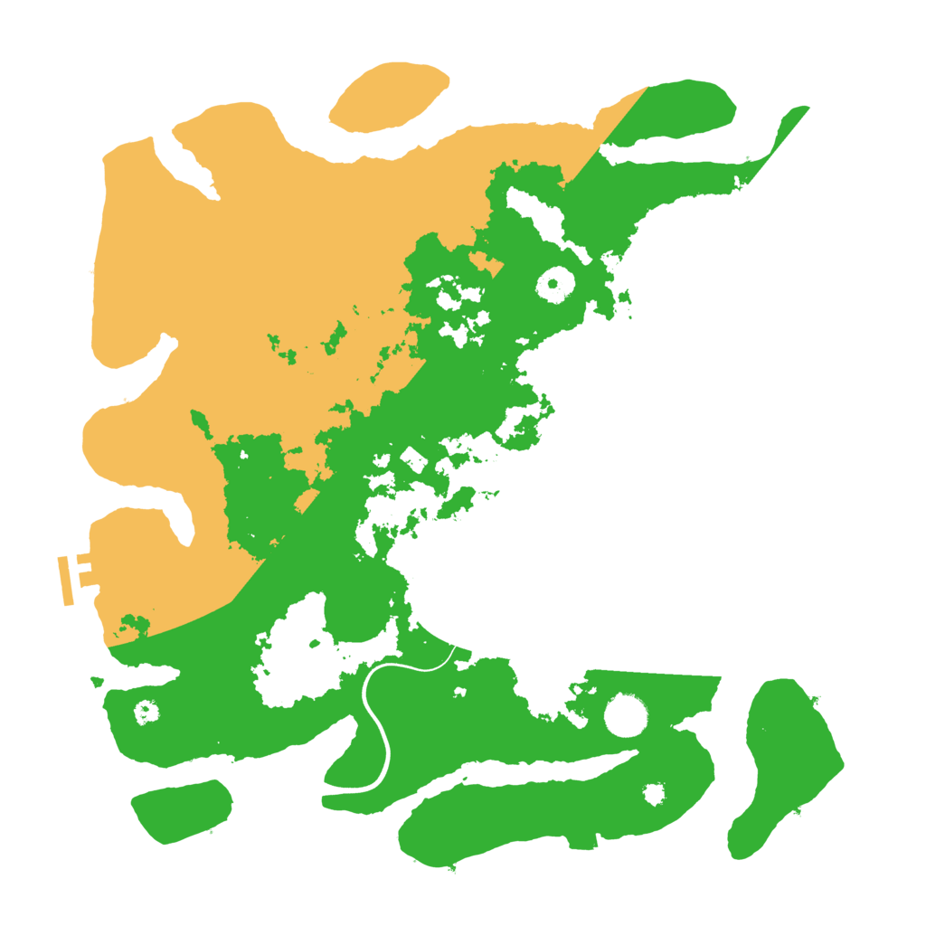 Biome Rust Map: Procedural Map, Size: 3800, Seed: 3561370